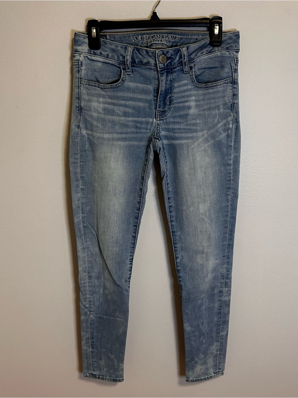 American Eagle Outfitters Faded Light Blue Skinny Jeans